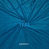 Plain Jersey Hijab - Teal